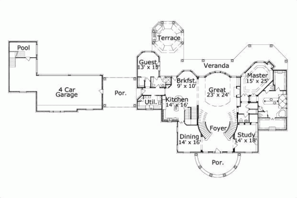 Main Floor Plan: 19-163