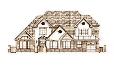 Traditional house plans 19-1642 - front exterior, 5,360 sq ft, 5 bed, 4 bath house plans | Monster House Plans