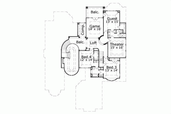 Upper/Second Floor Plan:19-1644