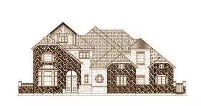 Tuscan house plans 19-1646 - front exterior, 6,554 sq ft, 4 bed, 4 bath house plans | Monster House Plans