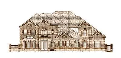 Traditional house plans 19-1647 - front exterior, 7,024 sq ft, 4 bed, 4 bath house plans | Monster House Plans