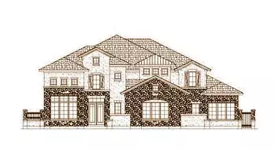 Tuscan house plans 19-1649 - front exterior, 6,263 sq ft, 4 bed, 4 bath house plans | Monster House Plans