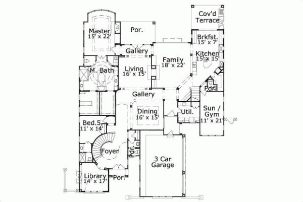 Main Floor Plan: 19-1649