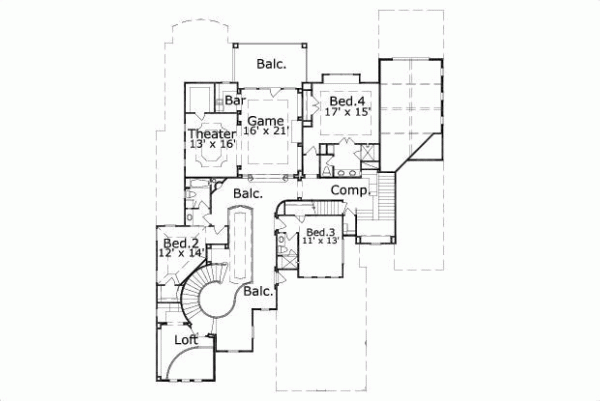 Upper/Second Floor Plan:19-1649