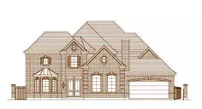 Traditional house plans 19-1655 - front exterior, 5,521 sq ft, 6 bed, 5 bath house plans | Monster House Plans