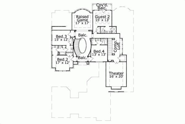 Upper/Second Floor Plan:19-1658