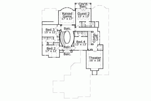 Upper/Second Floor Plan:19-1659
