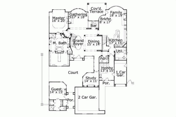 Main Floor Plan: 19-1661