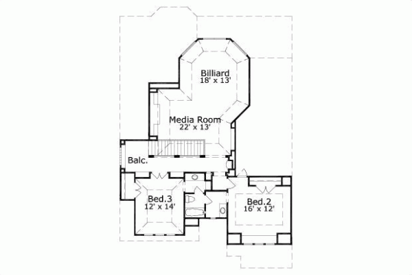 Upper/Second Floor Plan:19-1662