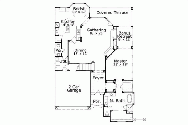 Main Floor Plan: 19-1663