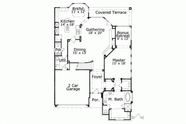 Main Floor Plan: 19-1664