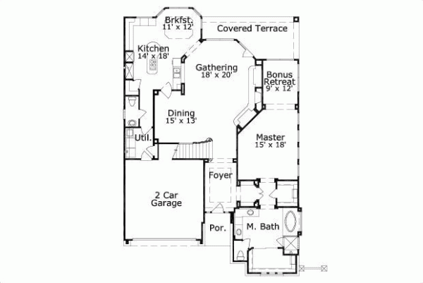 Main Floor Plan: 19-1665
