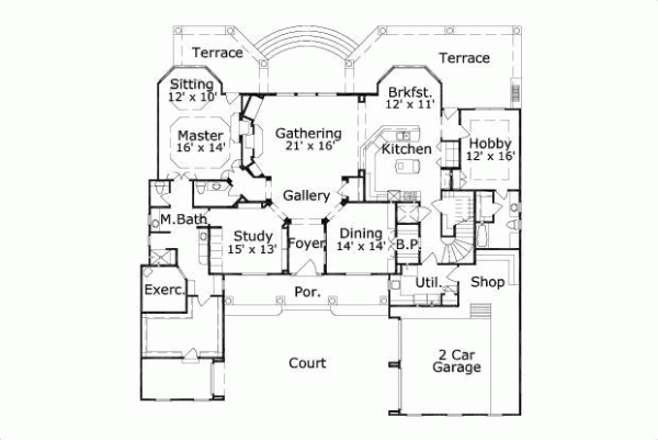 Main Floor Plan: 19-167
