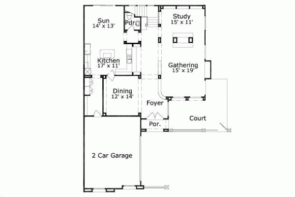 Main Floor Plan: 19-1674