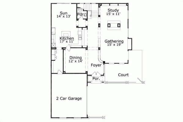 Main Floor Plan: 19-1676
