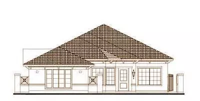 Mediterranean house plans 19-1681 - front exterior, 2,699 sq ft, 3 bed, 2 bath house plans | Monster House Plans