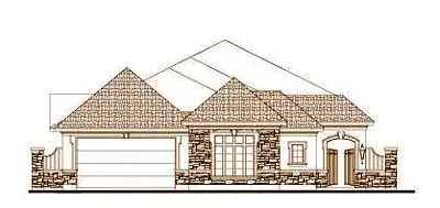 Tuscan house plans 19-1682 - front exterior, 3,014 sq ft, 4 bed, 3 bath house plans | Monster House Plans