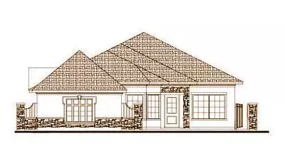 Tuscan house plans 19-1683 - front exterior, 2,699 sq ft, 3 bed, 2 bath house plans | Monster House Plans