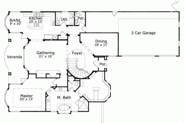 Main Floor Plan: 19-1689