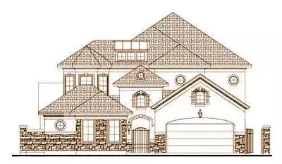 Tuscan house plans 19-1690 - front exterior, 3,872 sq ft, 4 bed, 3 bath house plans | Monster House Plans