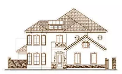 Tuscan house plans 19-1691 - front exterior, 3,510 sq ft, 4 bed, 3 bath house plans | Monster House Plans