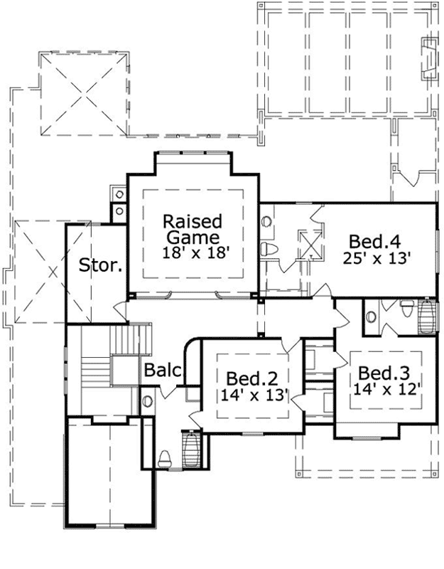 Upper/Second Floor Plan:19-1694