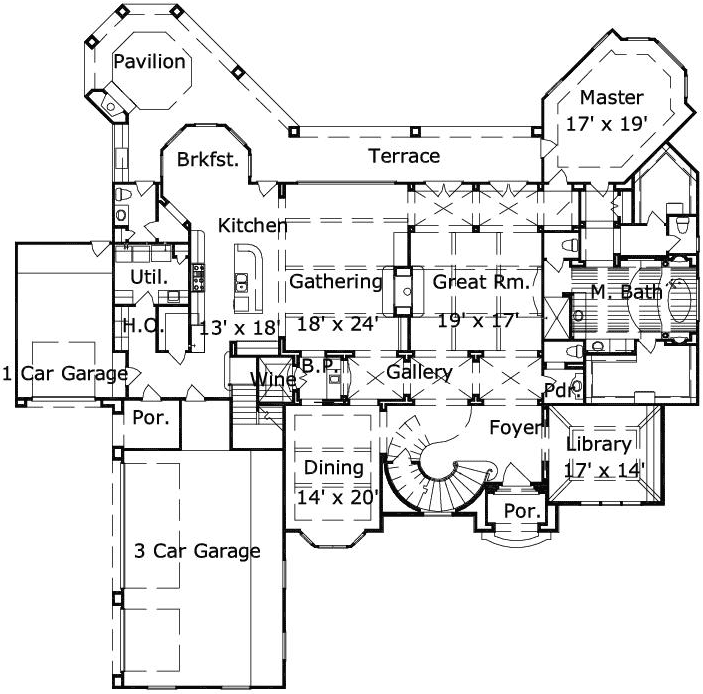 Main Floor Plan: 19-1701