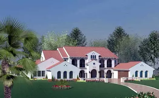 Mediterranean house plans 19-1705 - front exterior, 11,133 sq ft, 5 bed, 6 bath house plans | Monster House Plans