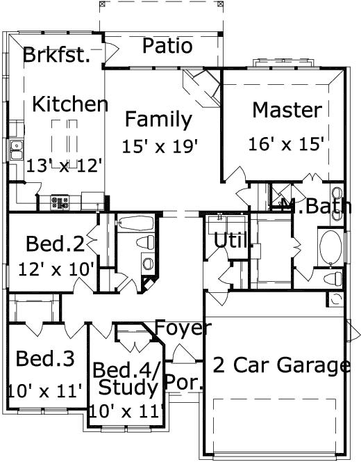 Main Floor Plan: 19-1708