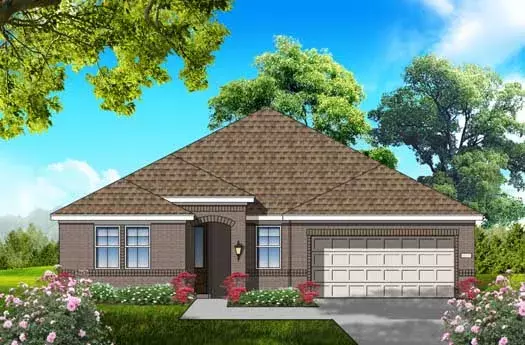Traditional house plans 19-1709 - front exterior, 2,600 sq ft, 4 bed, 2 bath house plans | Monster House Plans
