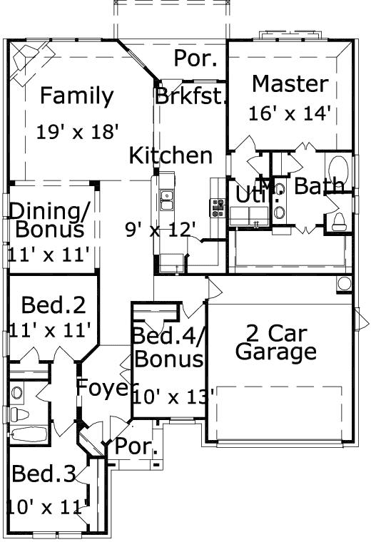 Main Floor Plan: 19-1709