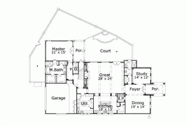 Main Floor Plan: 19-171