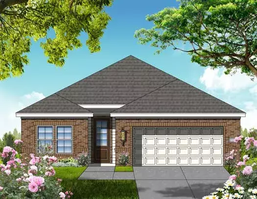 Traditional house plans 19-1715 - front exterior, 2,056 sq ft, 4 bed, 2 bath house plans | Monster House Plans