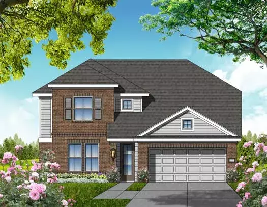 Traditional house plans 19-1717 - front exterior, 2,852 sq ft, 4 bed, 2 bath house plans | Monster House Plans