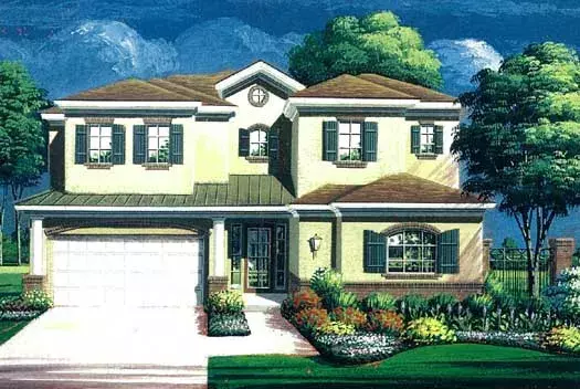 Traditional house plans 19-1739 - front exterior, 2,754 sq ft, 3 bed, 2 bath house plans | Monster House Plans