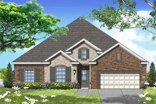 Traditional house plans 19-1786 - front exterior, 2,502 sq ft, 4 bed, 2 bath house plans | Monster House Plans