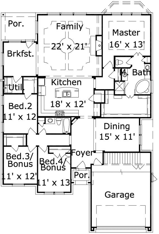 Main Floor Plan: 19-1787