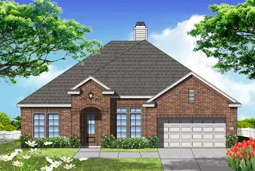 Traditional house plans 19-1788 - front exterior, 2,758 sq ft, 4 bed, 3 bath house plans | Monster House Plans