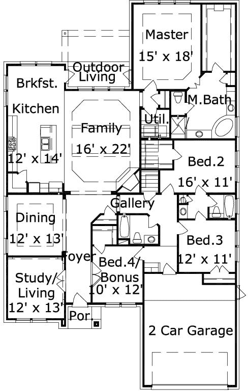 Main Floor Plan: 19-1788