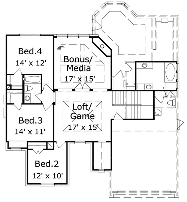 Upper/Second Floor Plan: 19-1791