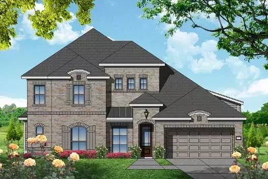European house plans 19-1792 - front exterior, 2,802 sq ft, 5 bed, 3 bath house plans | Monster House Plans