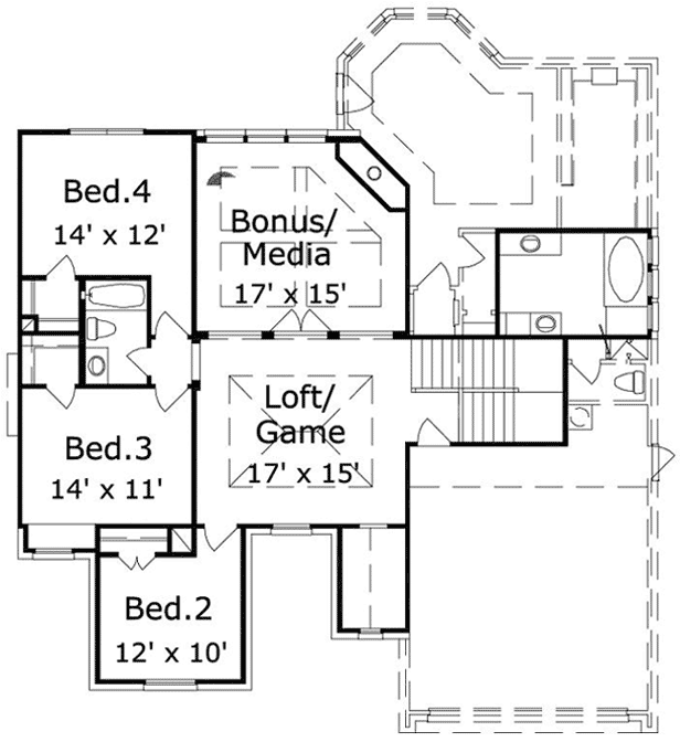 Upper/Second Floor Plan:19-1793
