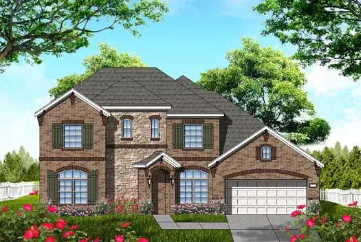 Traditional house plans 19-1796 - front exterior, 3,006 sq ft, 5 bed, 3 bath house plans | Monster House Plans