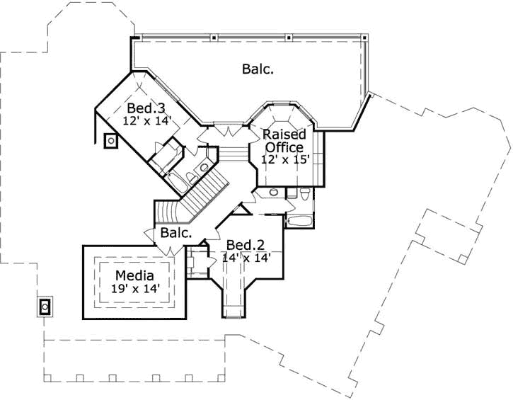 Upper/Second Floor Plan:19-1799