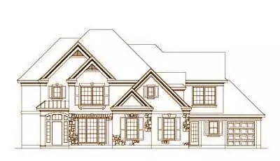 Traditional house plans 19-181 - front exterior, 3,718 sq ft, 4 bed, 3 bath house plans | Monster House Plans