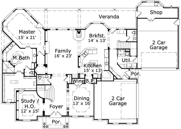 Main Floor Plan: 19-1813