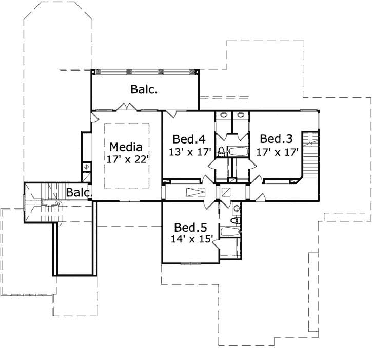 Upper/Second Floor Plan:19-1818