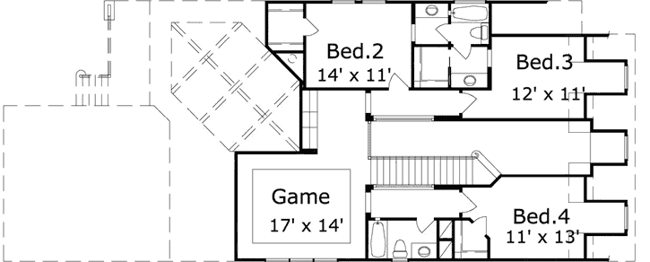 Upper/Second Floor Plan:19-1842