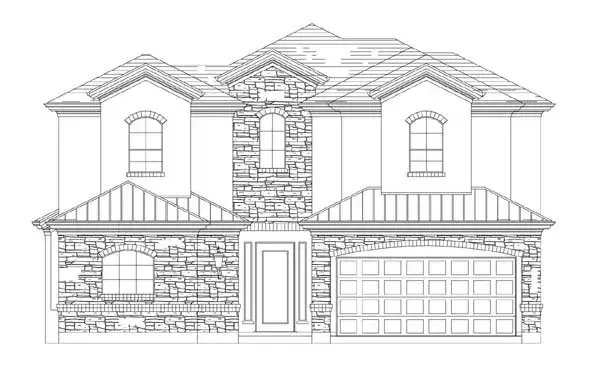 Tuscan house plans 19-1847 - front exterior, 2,764 sq ft, 3 bed, 2 bath house plans | Monster House Plans