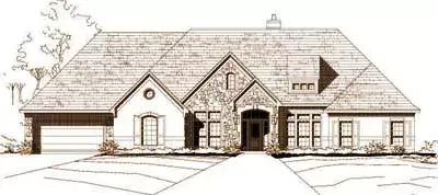 Traditional house plans 19-185 - front exterior, 3,613 sq ft, 4 bed, 3 bath house plans | Monster House Plans